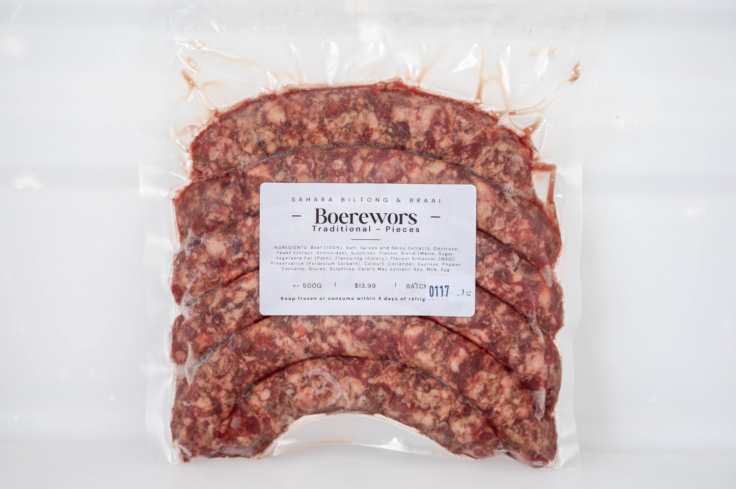 Hot dog-ready Boerewors